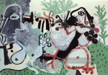  femme - Deux femmes dans un paysage 1967 Kubismus